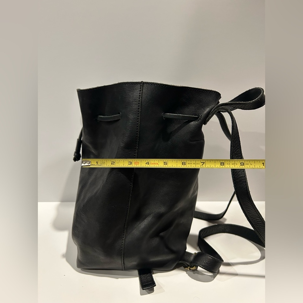 Madewell black leather backpack - Picture 12 of 14